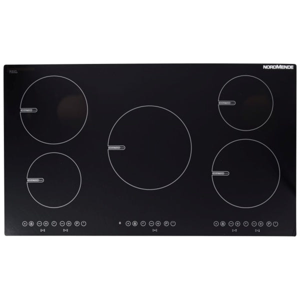 Nordmende 90cm 5 Zone Induction Hob - Black